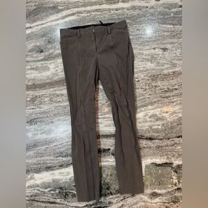 Theory green pants size 2 high-rise